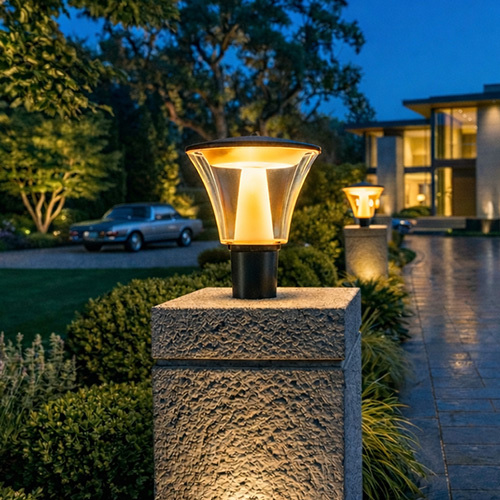 LED Post Top & Pole Lights for Outdoor Spaces | Jaquar